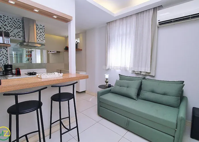 Moderno Sala E Quarto No Posto 4 Em Copa