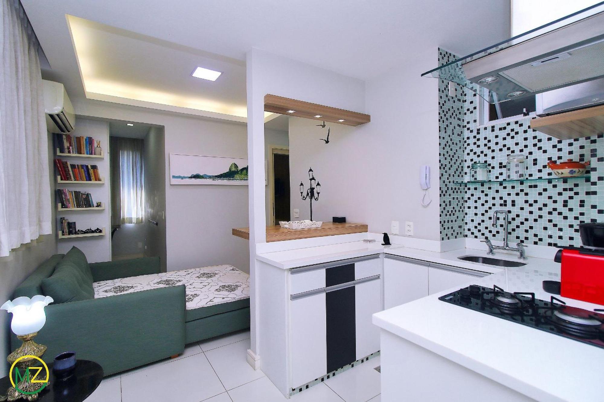 Moderno Sala E No Posto 4 Em Copa Apartamento *